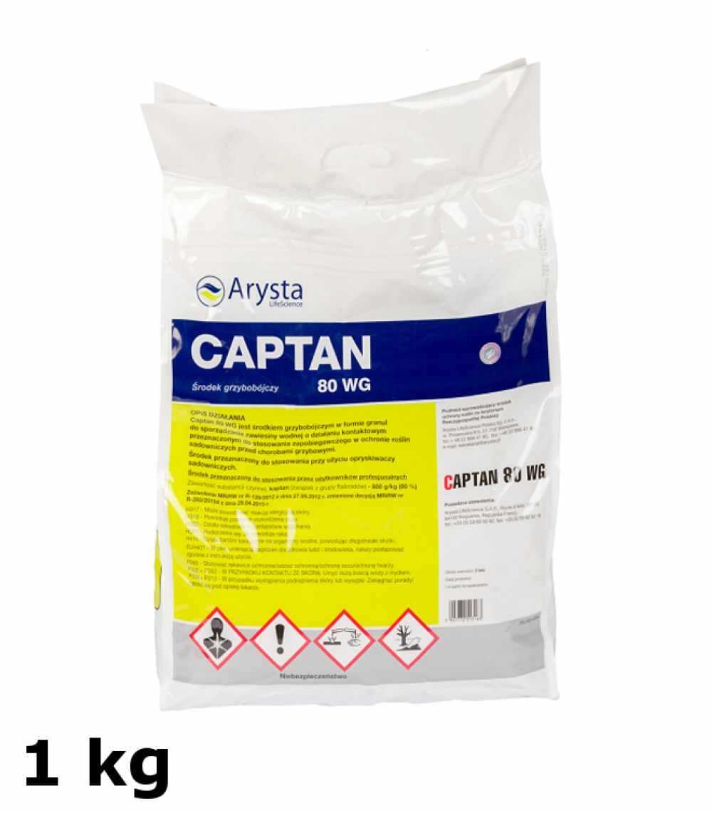 Fungicid Captan 80 WDG 1 kg