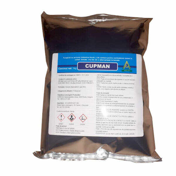 Cupman 1 kg fungicid sistemic si de contact (cartof, tomate, vita de vie)